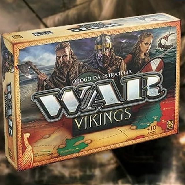 Jogo De Tabuleiro War Vikings O Jogo Da Estrategia 03450 - Grow